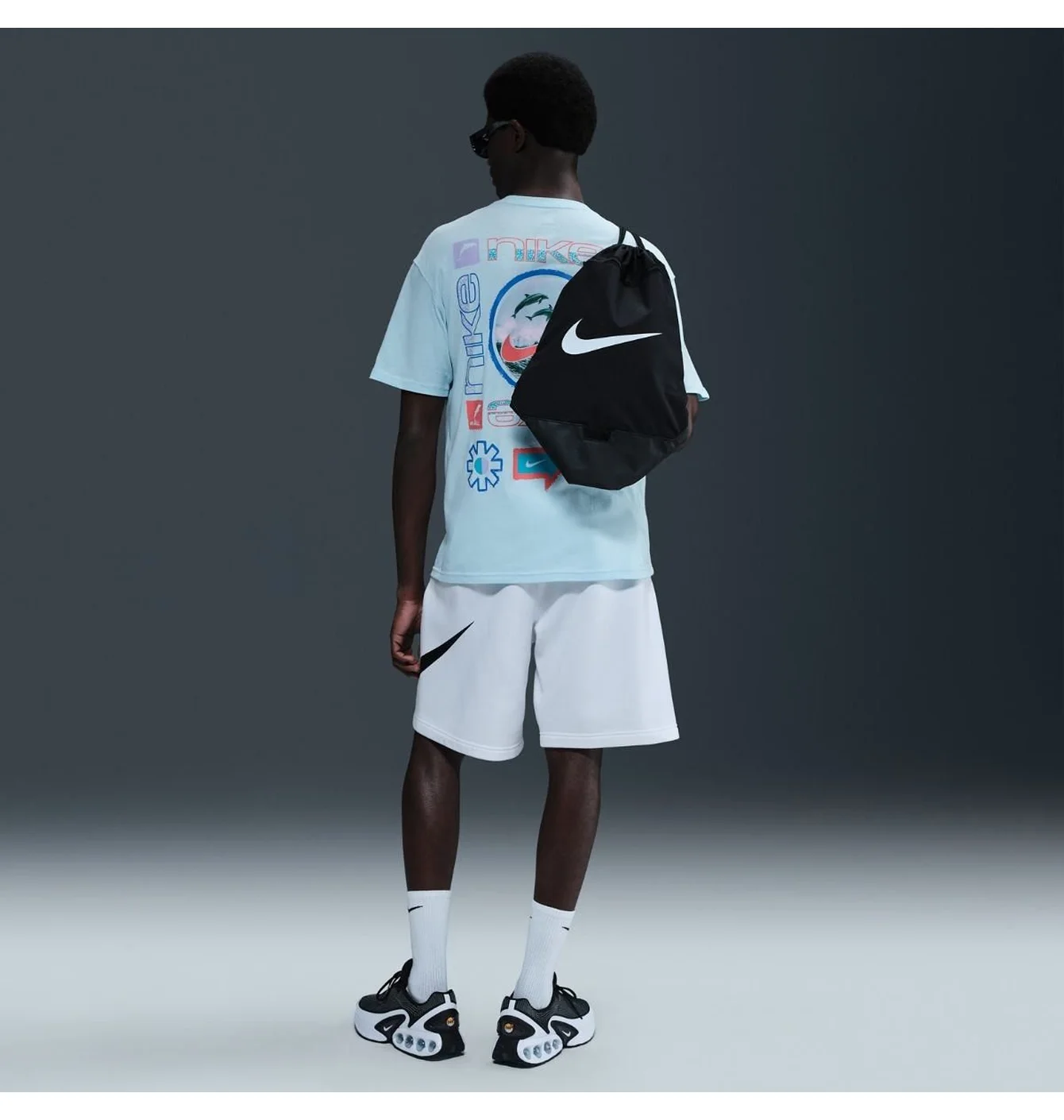 Футболка Nike U Nsw Tee M90 Oc Brandrif Lbr Light Blue
