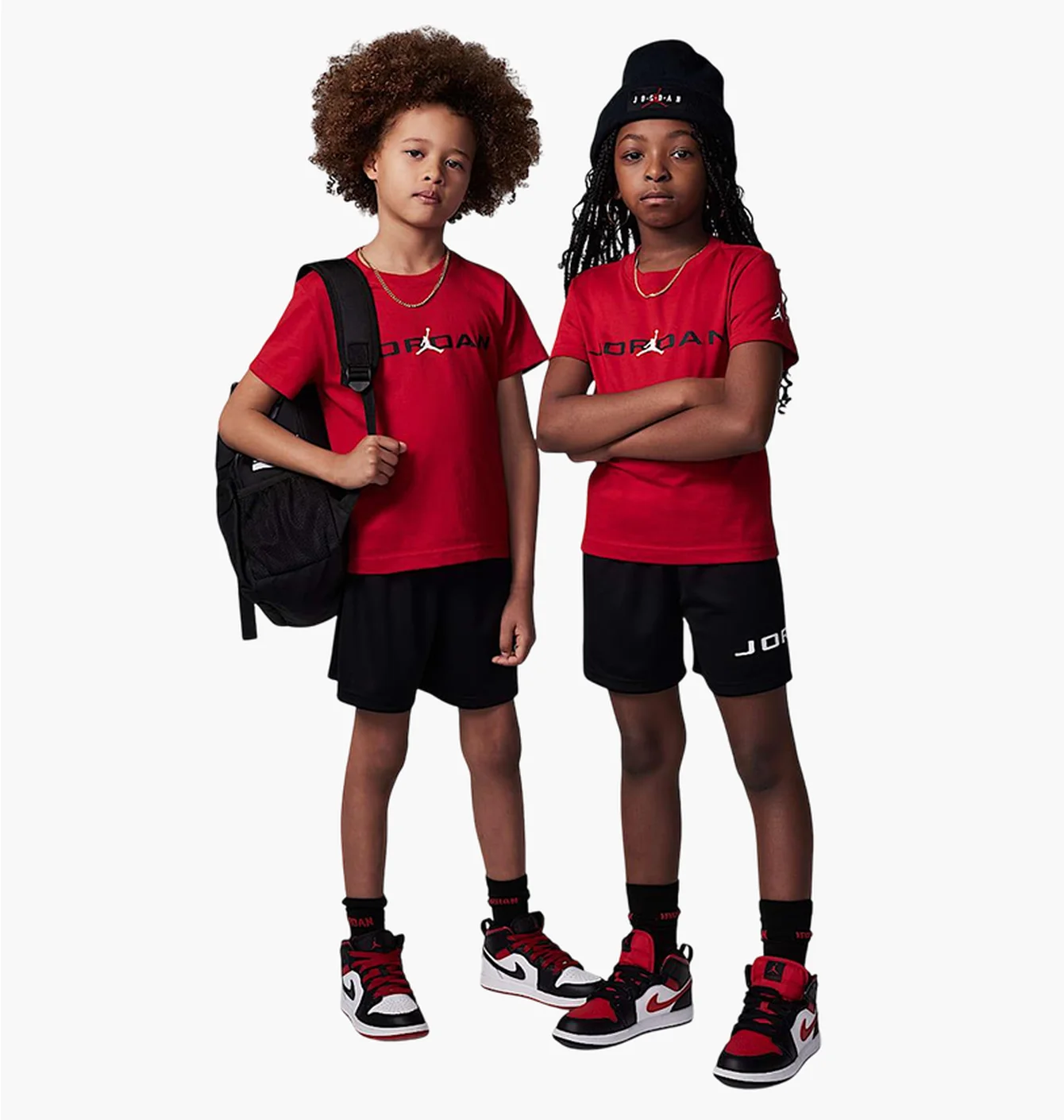 Спортивний костюм дитячий Air Jordan Baseline Red/Black 85D676-023