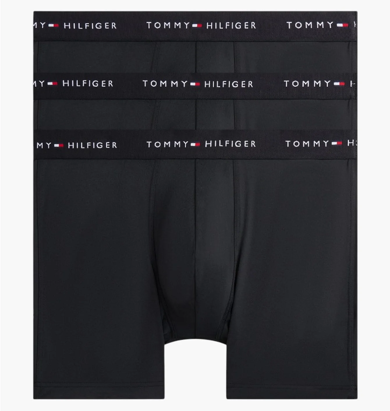 Труси чоловічі Tommy Hilfiger Signature Repeat Logo (3 шт) Black UM0UM03878-BEH