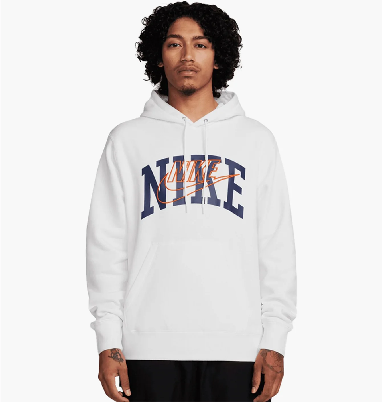 Худі Nike Club Fleece Pullover (біле)