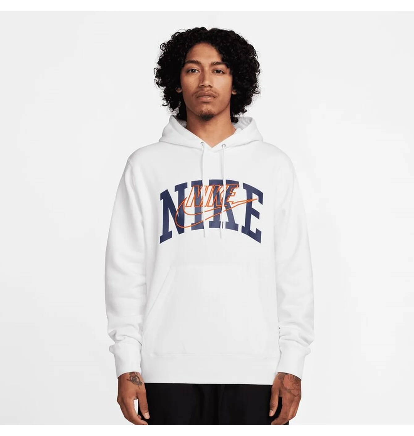 Худі Nike Club Fleece Pullover (біле)
