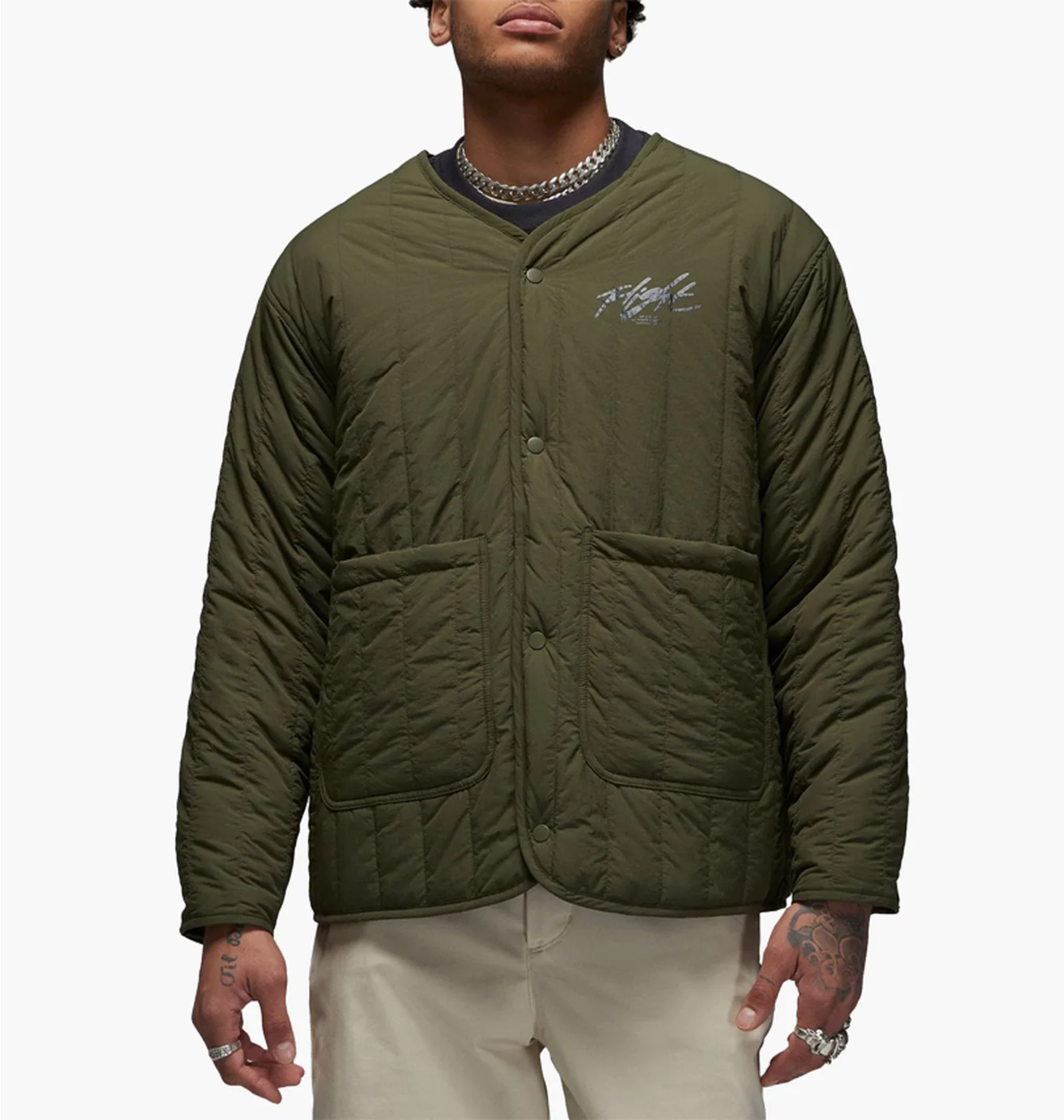 Куртка чоловіча Air Jordan Flight Heritage Liner Jacket Olive DX4349-045