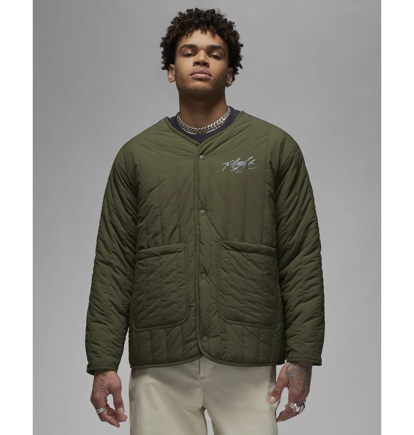 Куртка чоловіча Air Jordan Flight Heritage Liner Jacket Olive DX4349-045