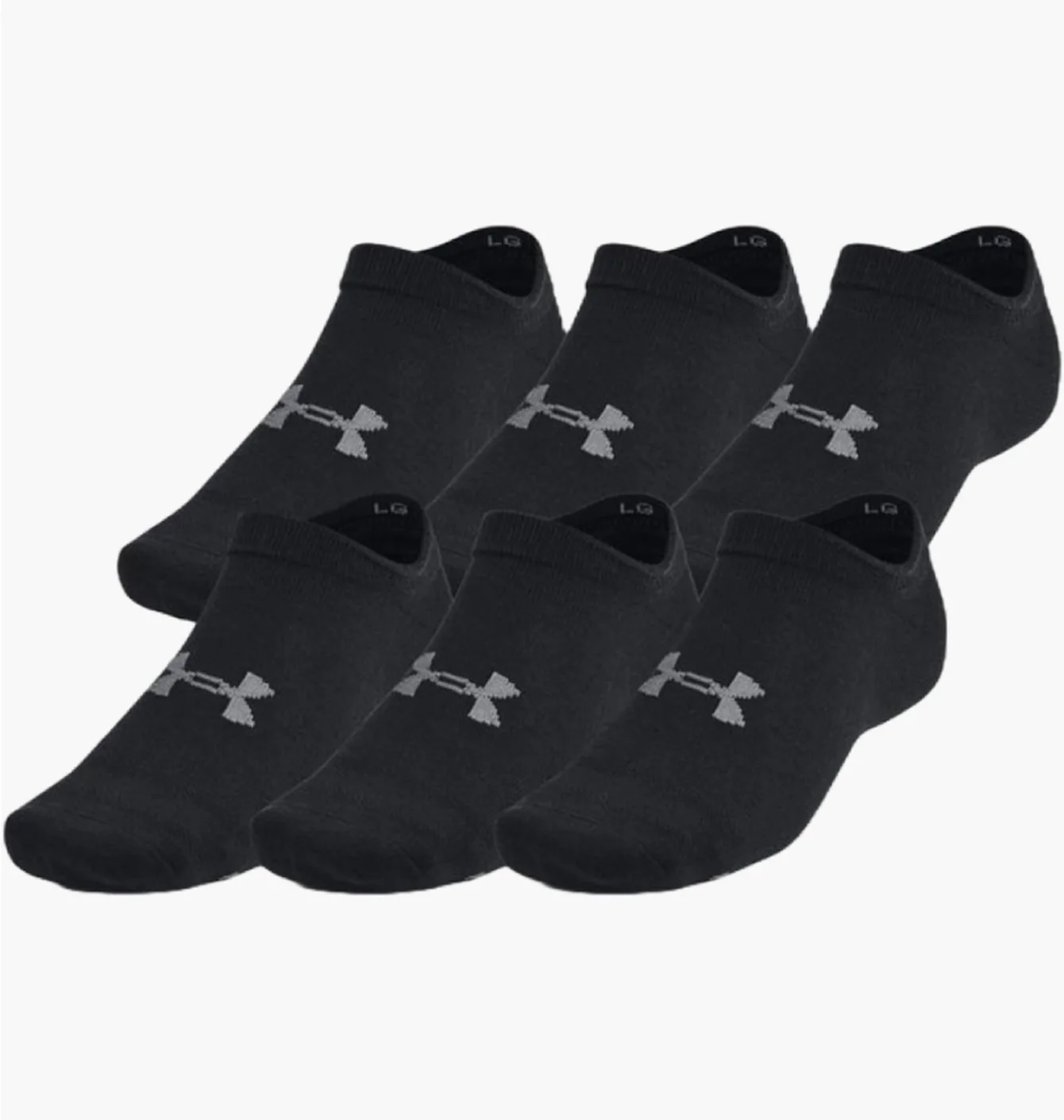 Шкарпетки Under Armour Essential No Show 6Pk