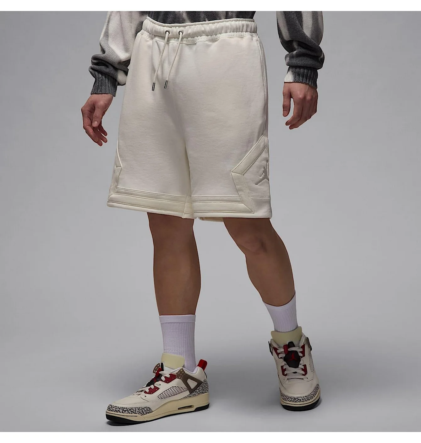 Шорти чоловічі Air Jordan Flight Flc Dmnd White FV7257-133