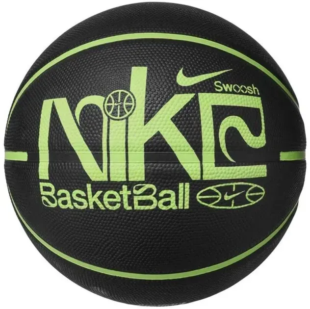 Футбольний м'яч Nike Everyday Playground 8P Graphic Deflated Size 7 Black/Lime Blast/Lime Blast (N.100.4371.060.07)