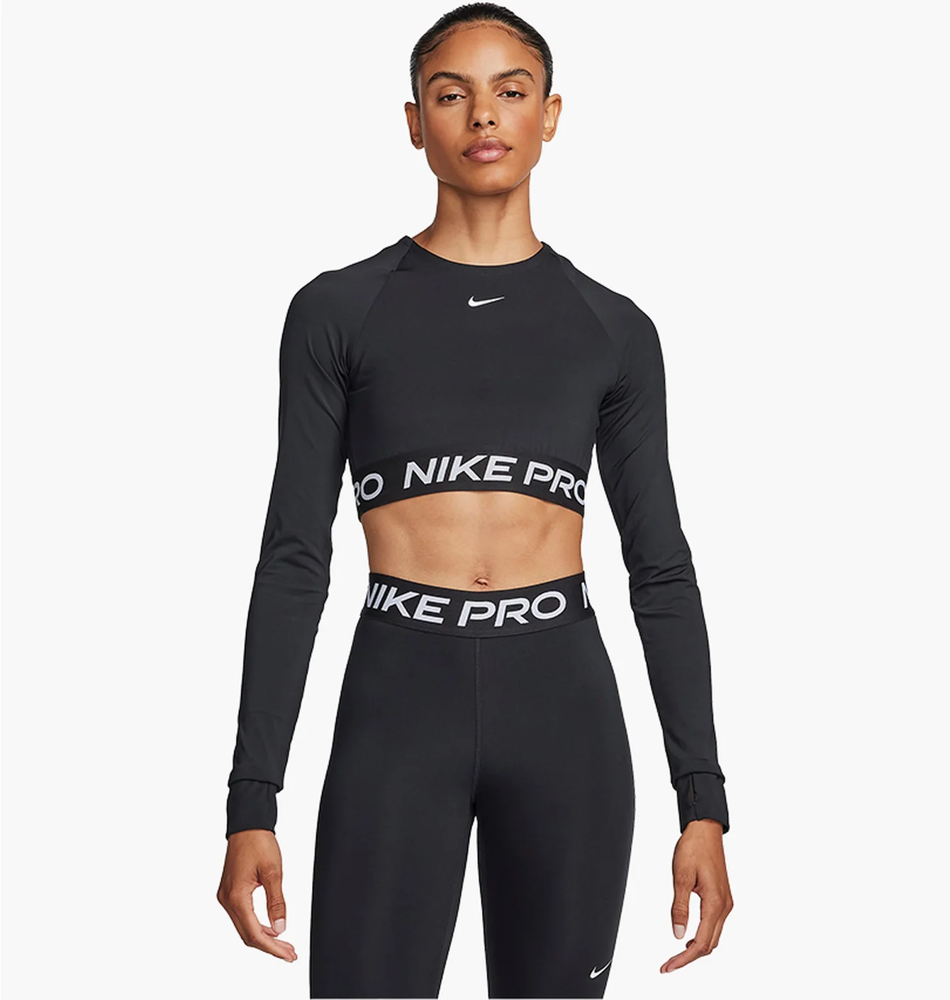 NIKE PRO DF 365 CROP LS
