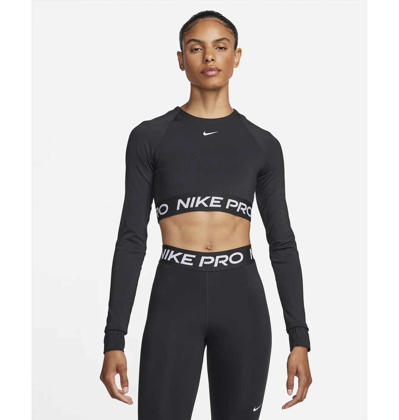 NIKE PRO DF 365 CROP LS