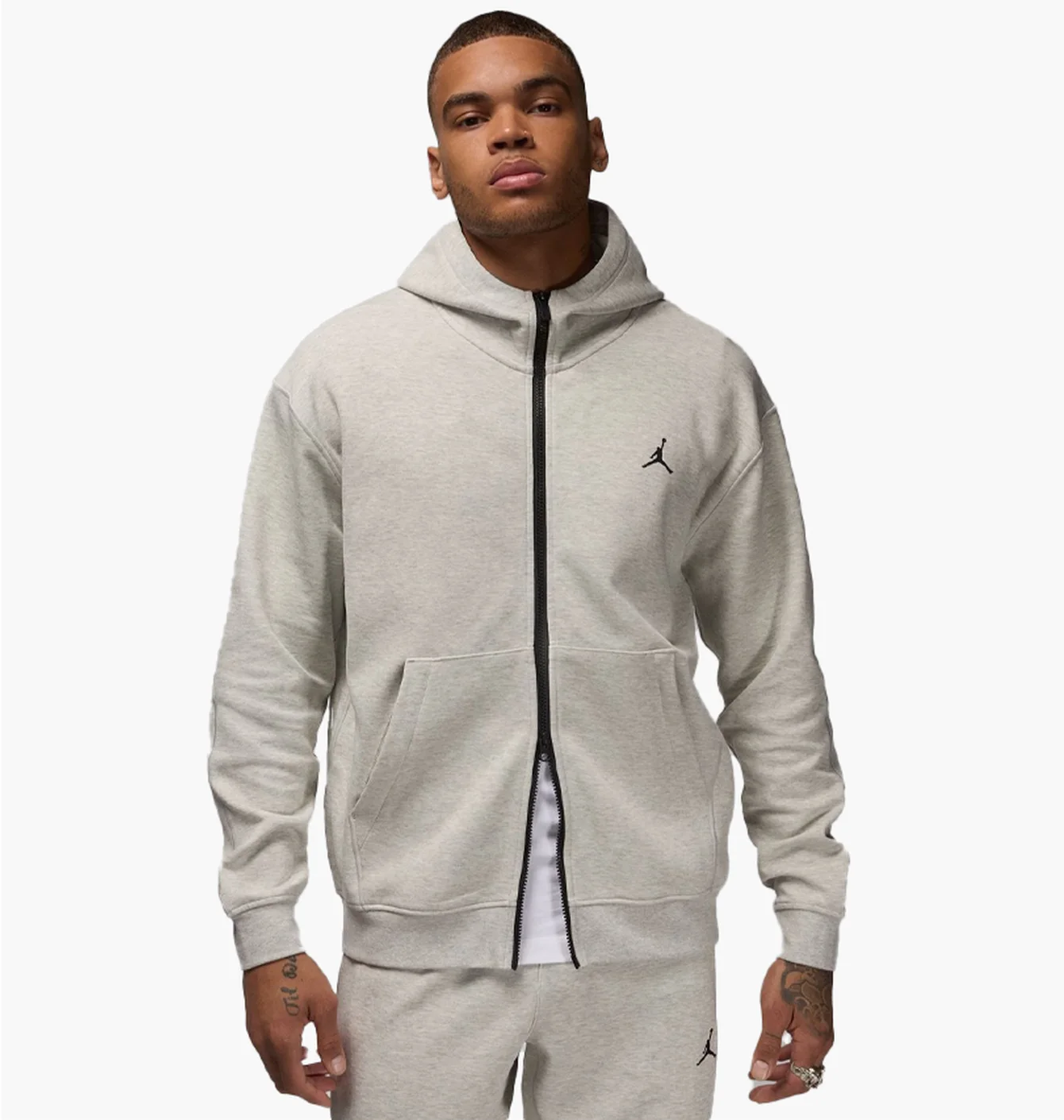 Толстовка чоловіча Air Jordan Sport Hoop Fleece Grey FV8602-050