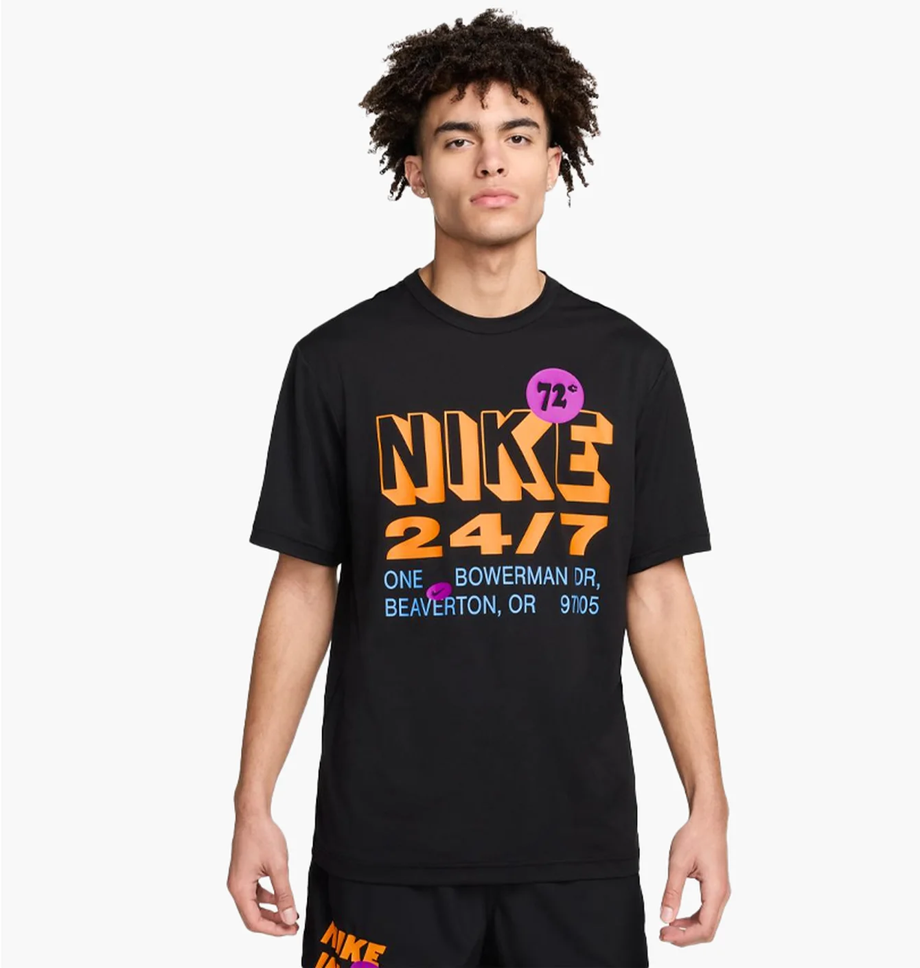Футболка чоловіча Nike Df Uv Hyverse Ss Gfx Black FN3988-010