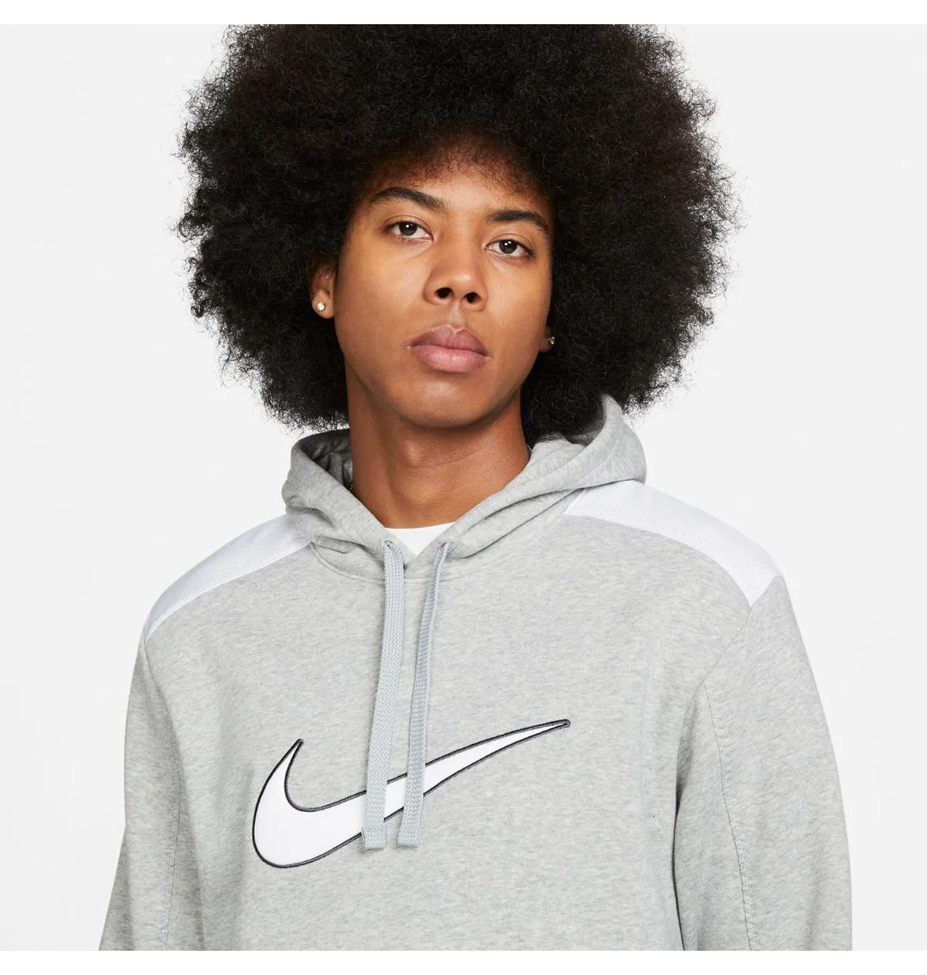 Худі чоловіче Nike M Nsw Sp Flc Hoodie Bb Grey FN0247-063