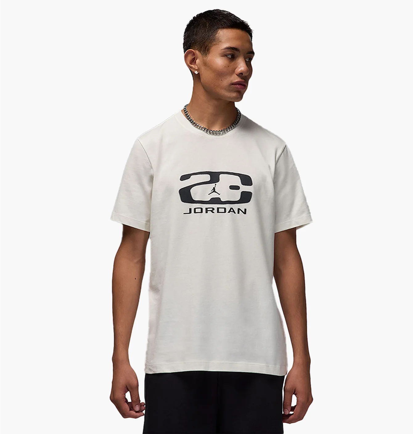 Футболка чоловіча Air Jordan M Flt Ess Hbr Ss Crew White HJ2340-133