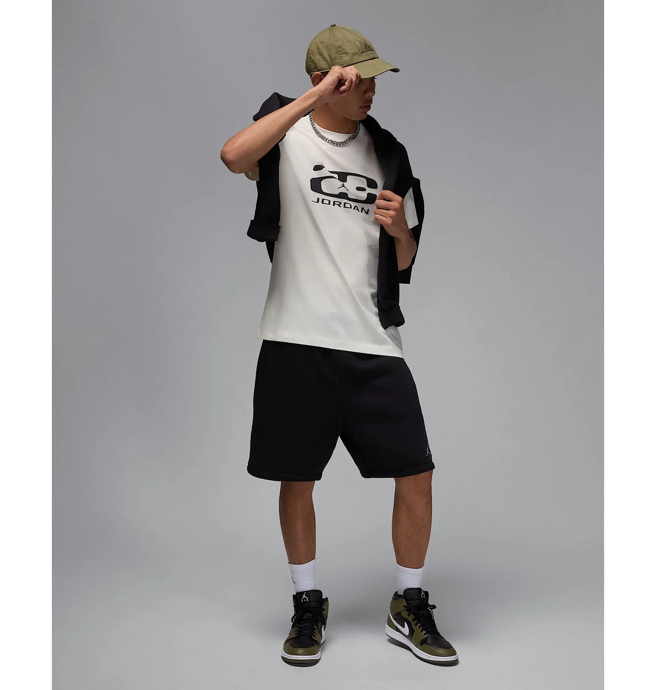 Футболка чоловіча Air Jordan M Flt Ess Hbr Ss Crew White HJ2340-133