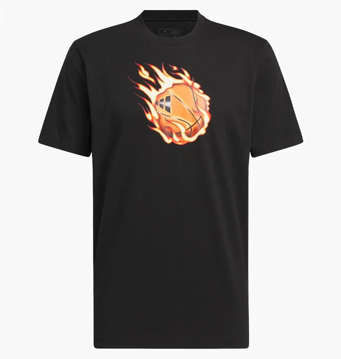Футболка чоловіча Adidas Basketball Fire Black IX0107