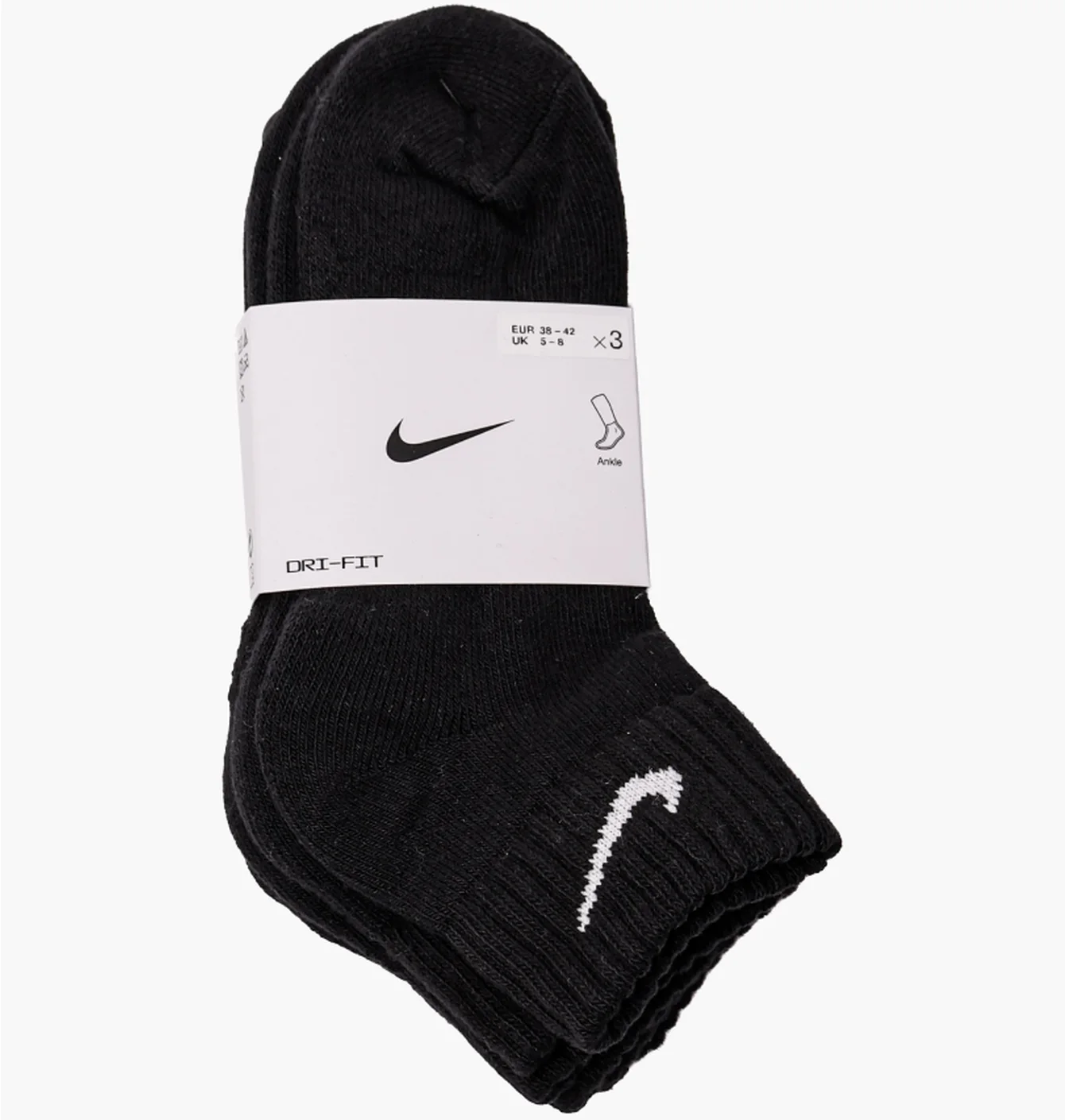 Носки Nike 3PPK Value Cotton Quarter
