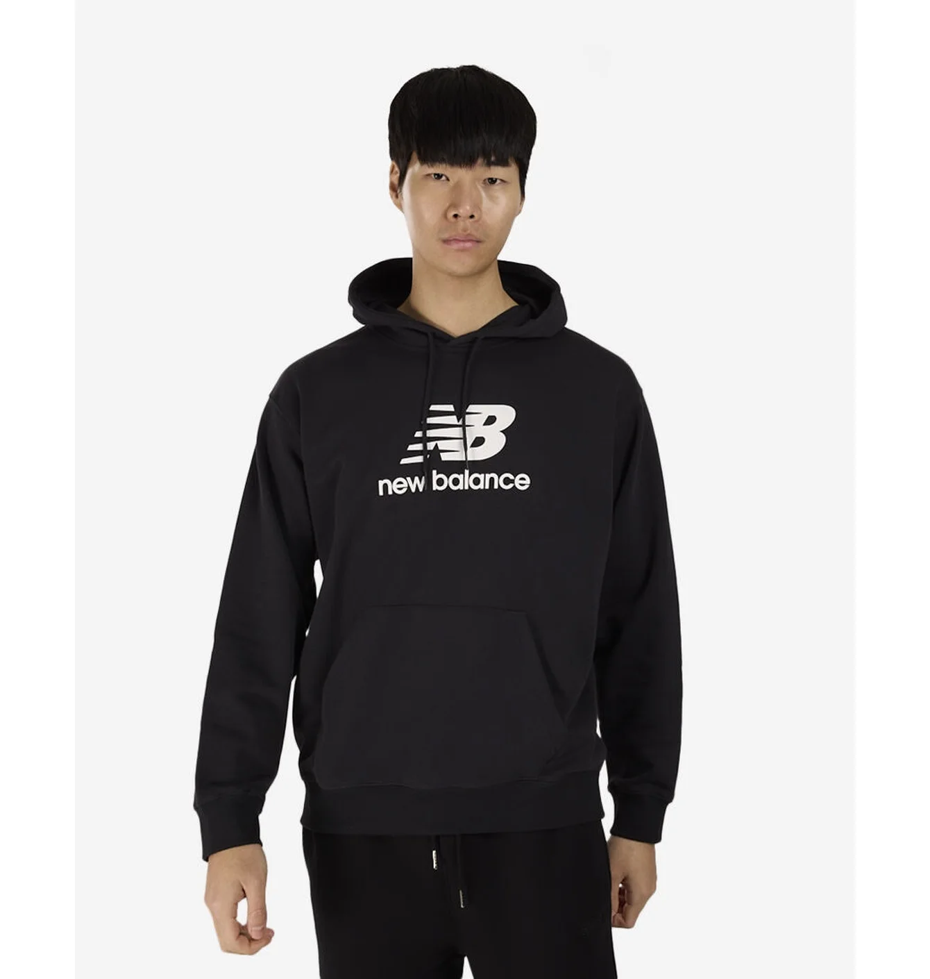 Худі New balance Sport Essentials French Terry Logo black