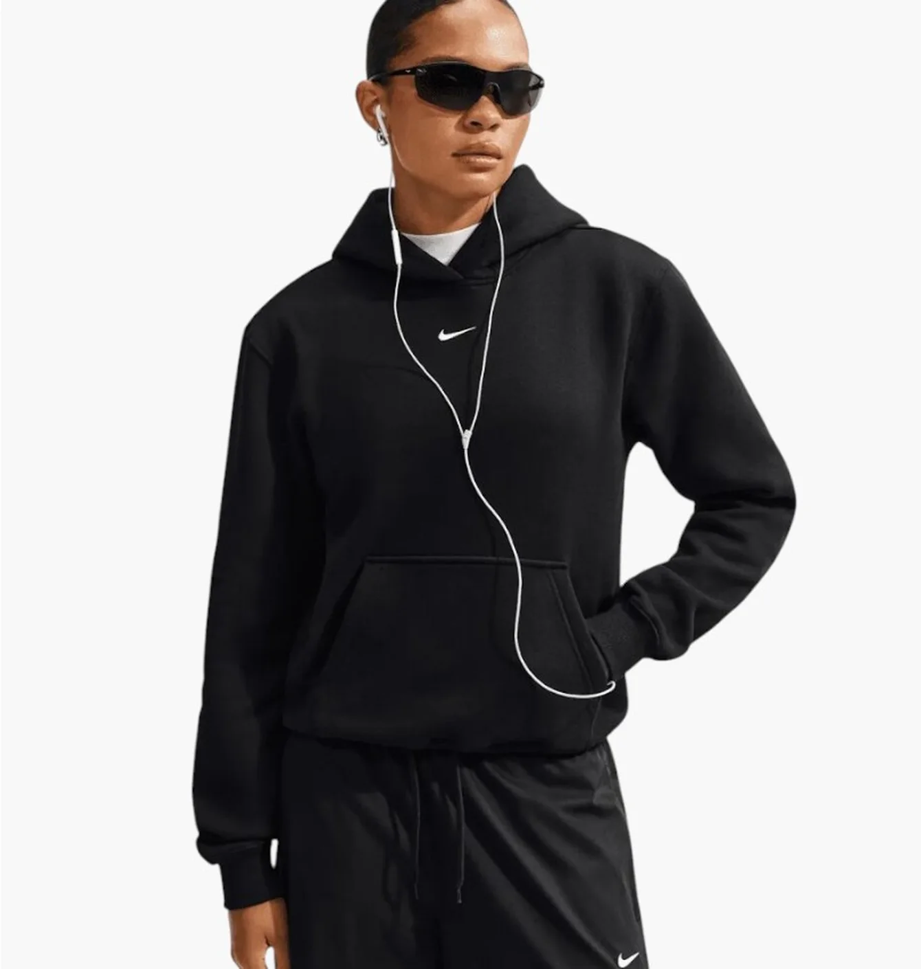 Худі жіноче Nike Stdo Flc Mw Std Po Black IM8100-010