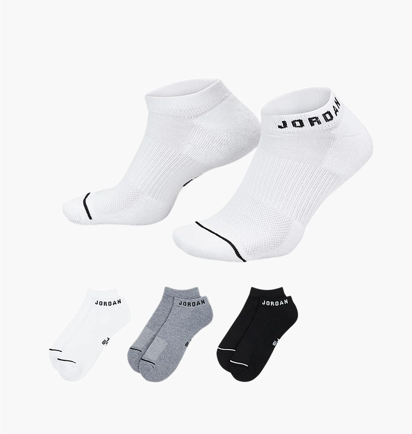 Шкарпетки жіночі Air Jordan Everyday No-Show Dri-Fit Multi (3 пари) DX9656-911
