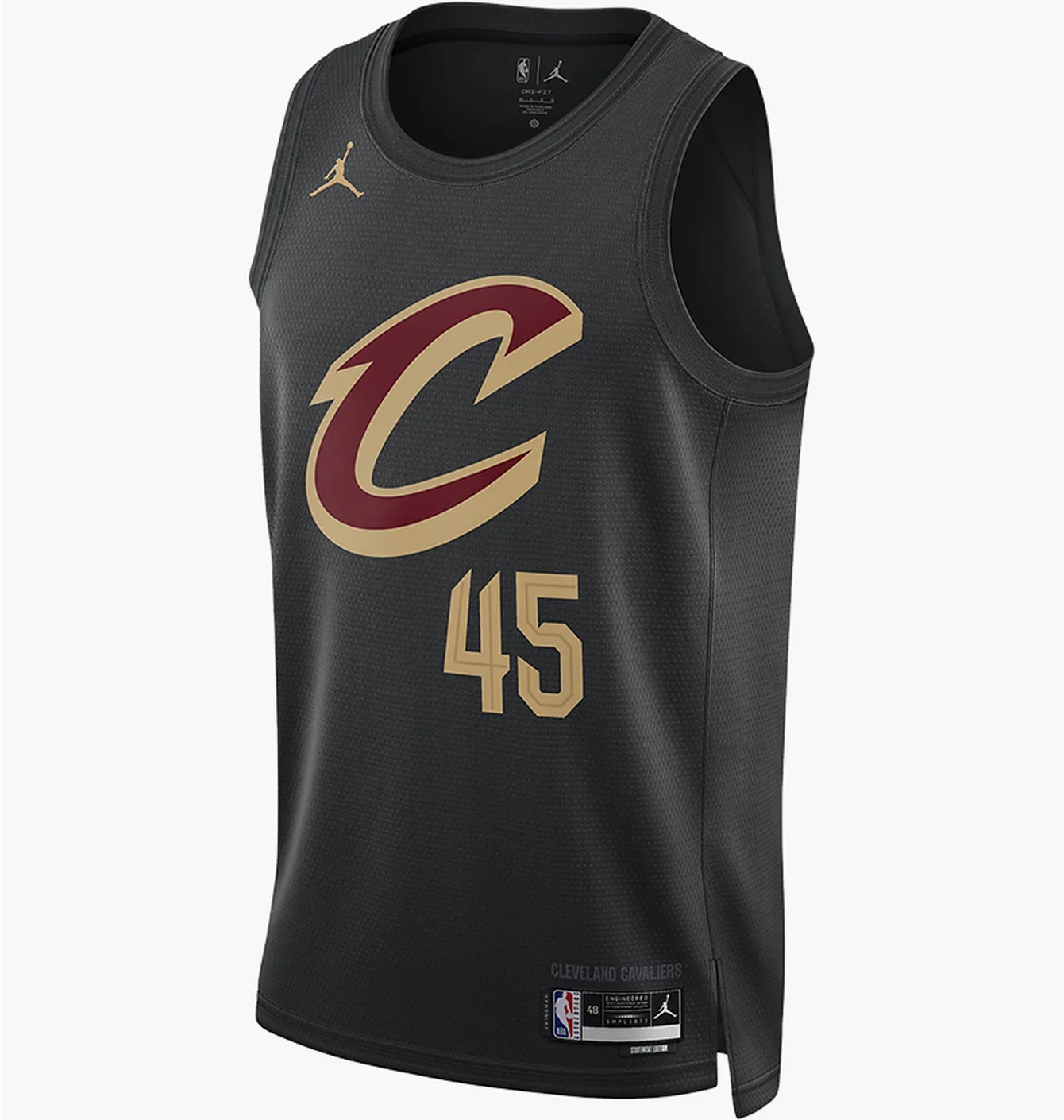 Jordan NBA Cleveland Cavaliers Mitchell #45 Jersey