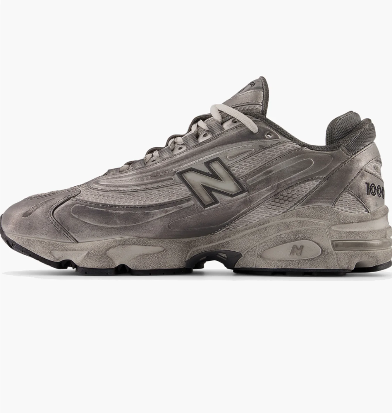 New Balance 1000 Silver Metallic Distressed
