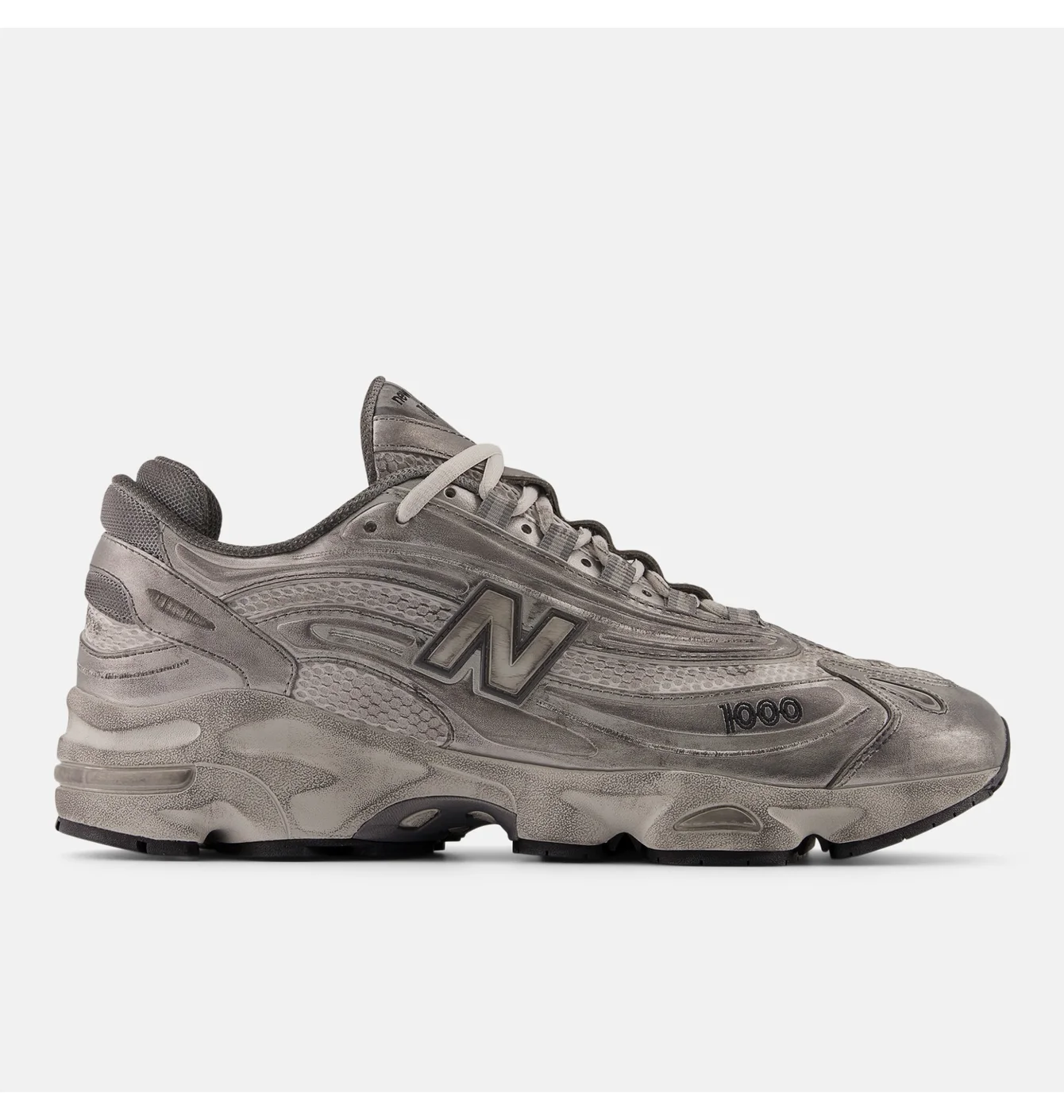 New Balance 1000 Silver Metallic Distressed