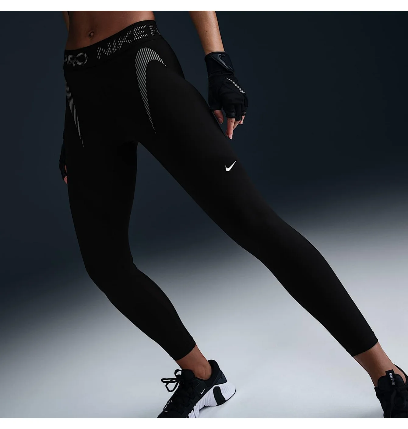 Легінси жіночі Nike Pro Mid-Rise Black HJ1219-010