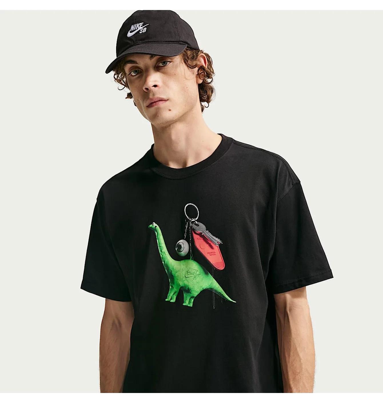 Футболка чоловіча Nike U Nk Sb Tee Lse Dino Keychain Black IH1431-010