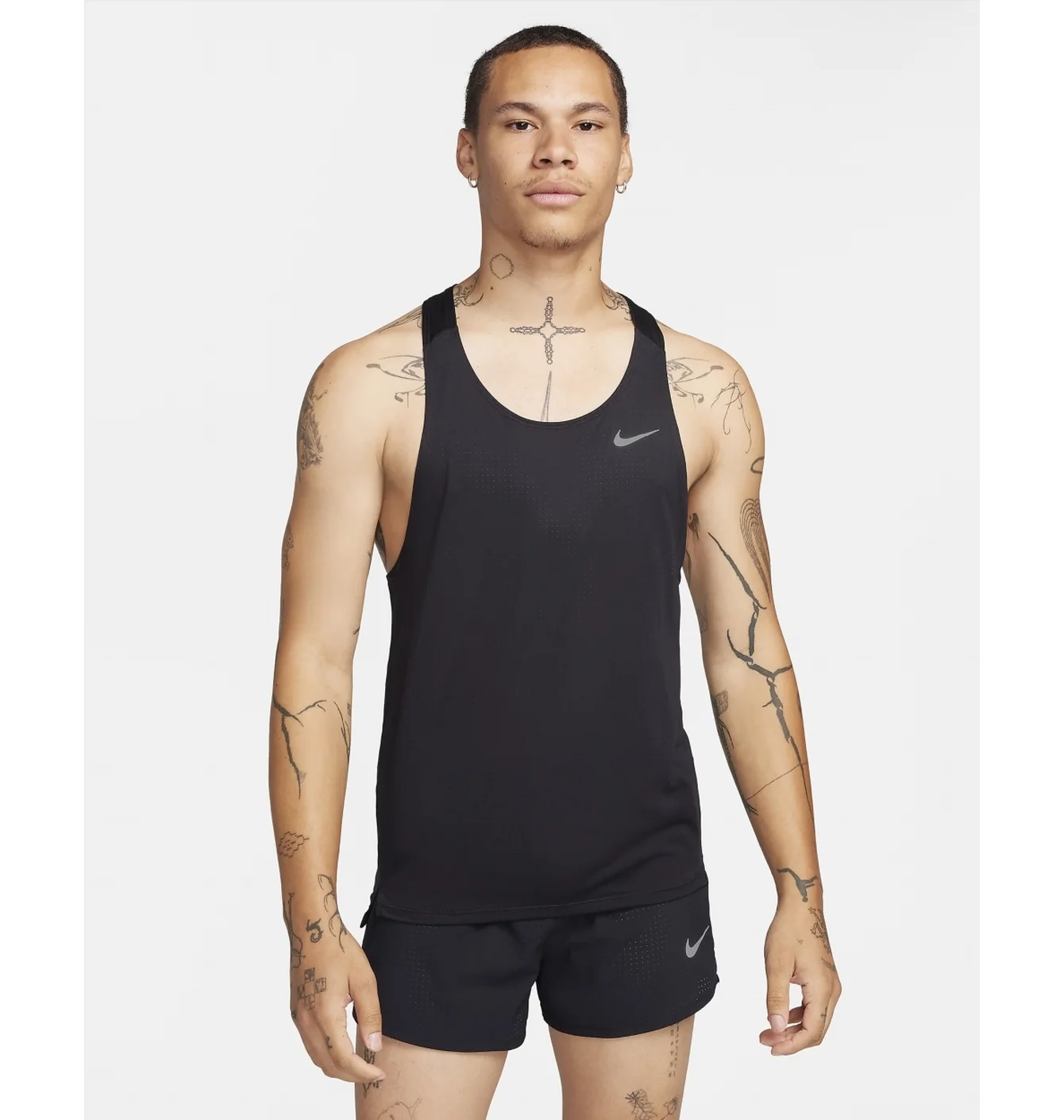Майка чоловіча Nike Fast Dri-Fit Running Singlet Black FN4229-010