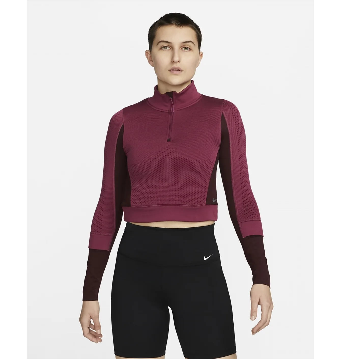 NIKE THERMA-FIT ADV CITY READY BORDO