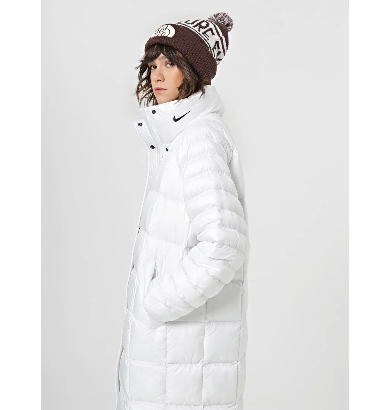 NIKE NSW ESSNTL PRIMA PARKA WHITE