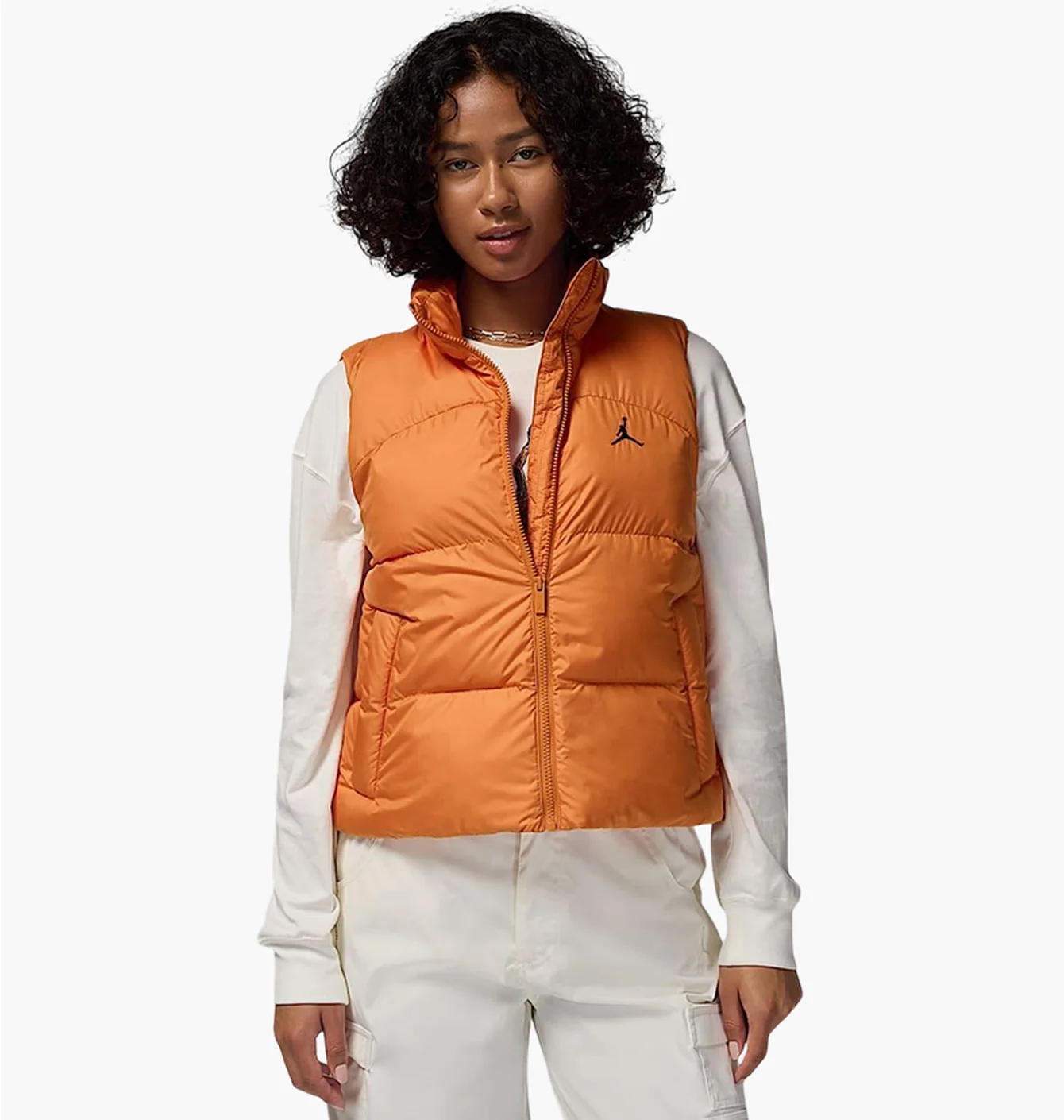 Жилетка жіноча Air Jordan WomenS Puffer Gilet Orange FV7149-815