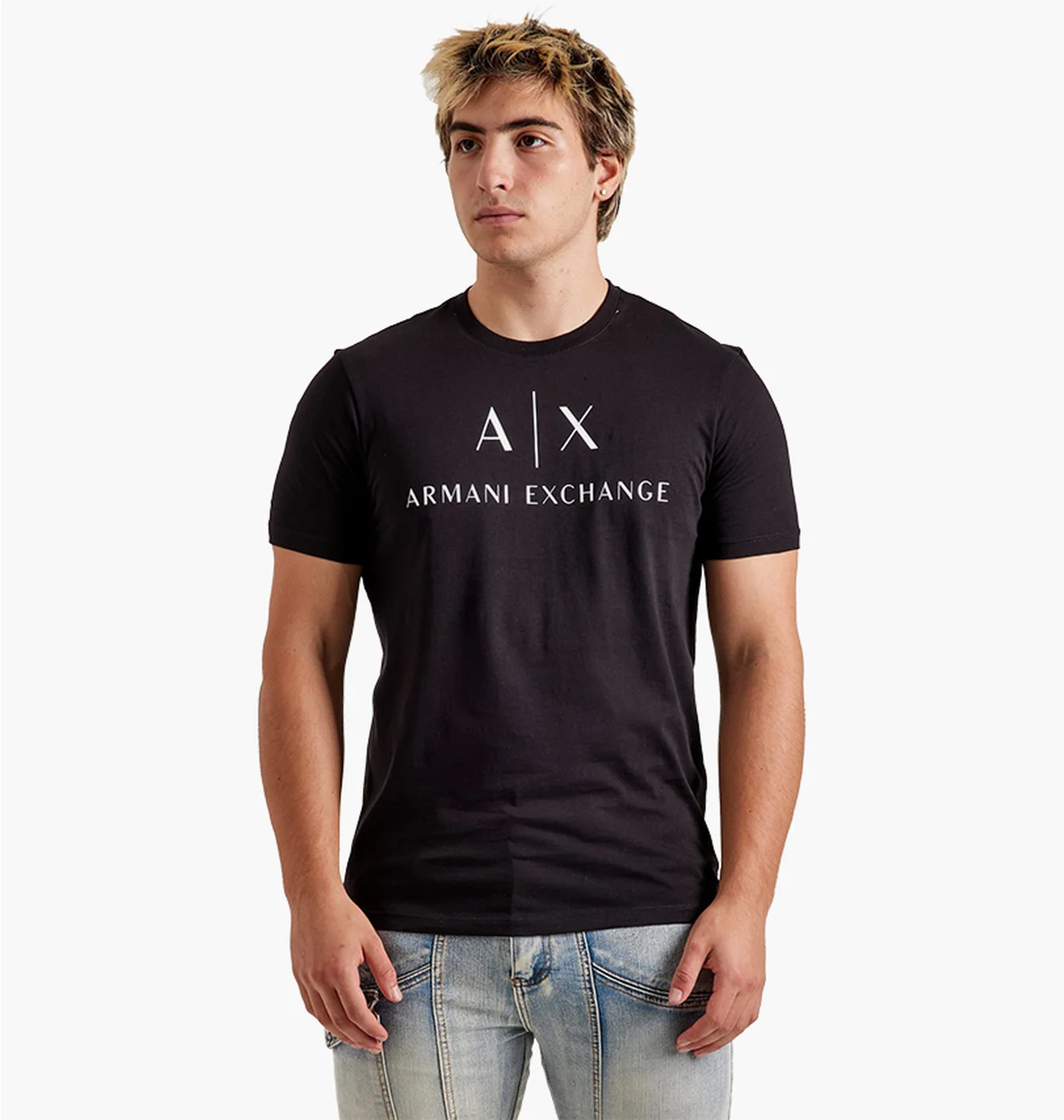 Футболка чоловіча Armani Exchange Mini Icon Logo Tee Black 8NZTCJZ8H4Z1200