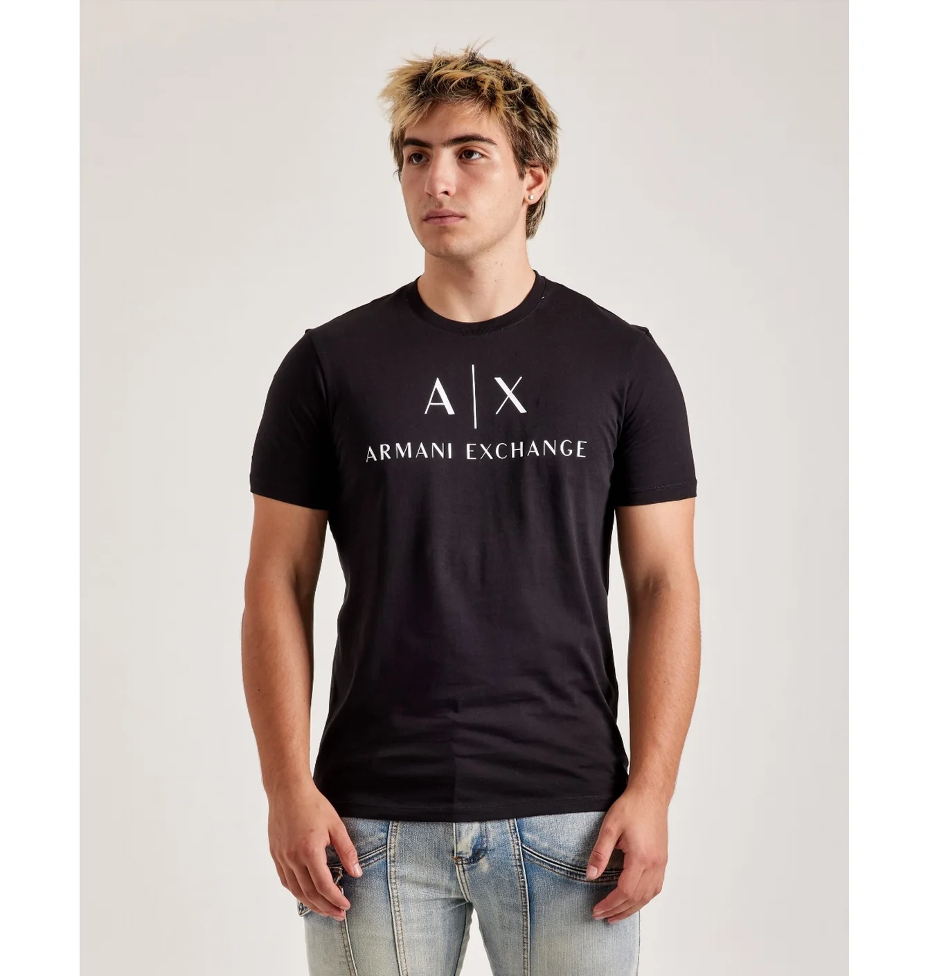 Футболка чоловіча Armani Exchange Mini Icon Logo Tee Black 8NZTCJZ8H4Z1200