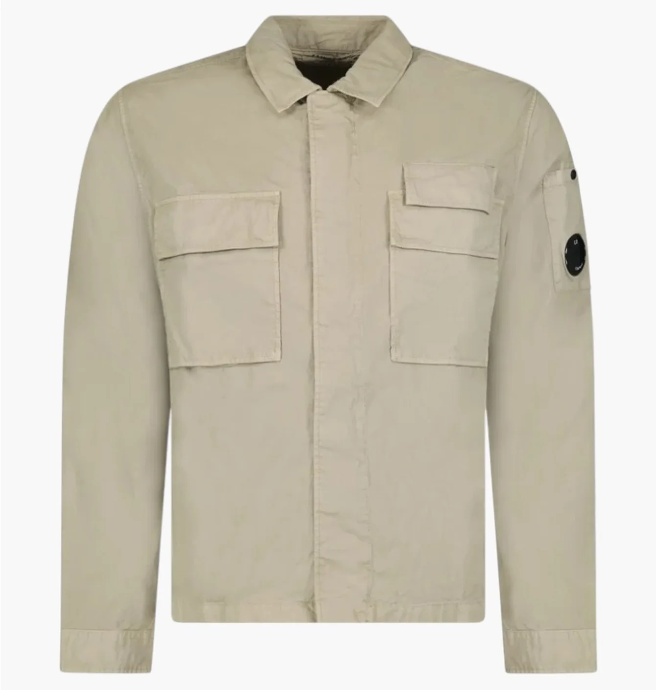 Сорочка чоловіча CP Company Organic Gabardine Utility Beige 18CMSH128A-COL-327