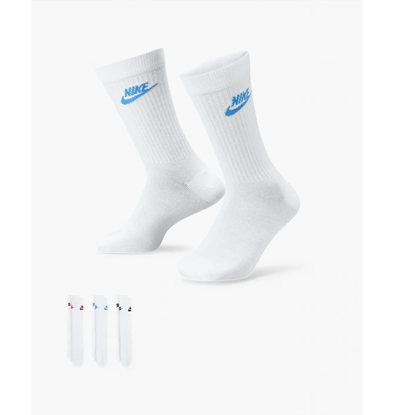 Шкарпетки унісекс Nike U Nk Nsw Everyday Essential Cr White (3 пари) DX5025-911