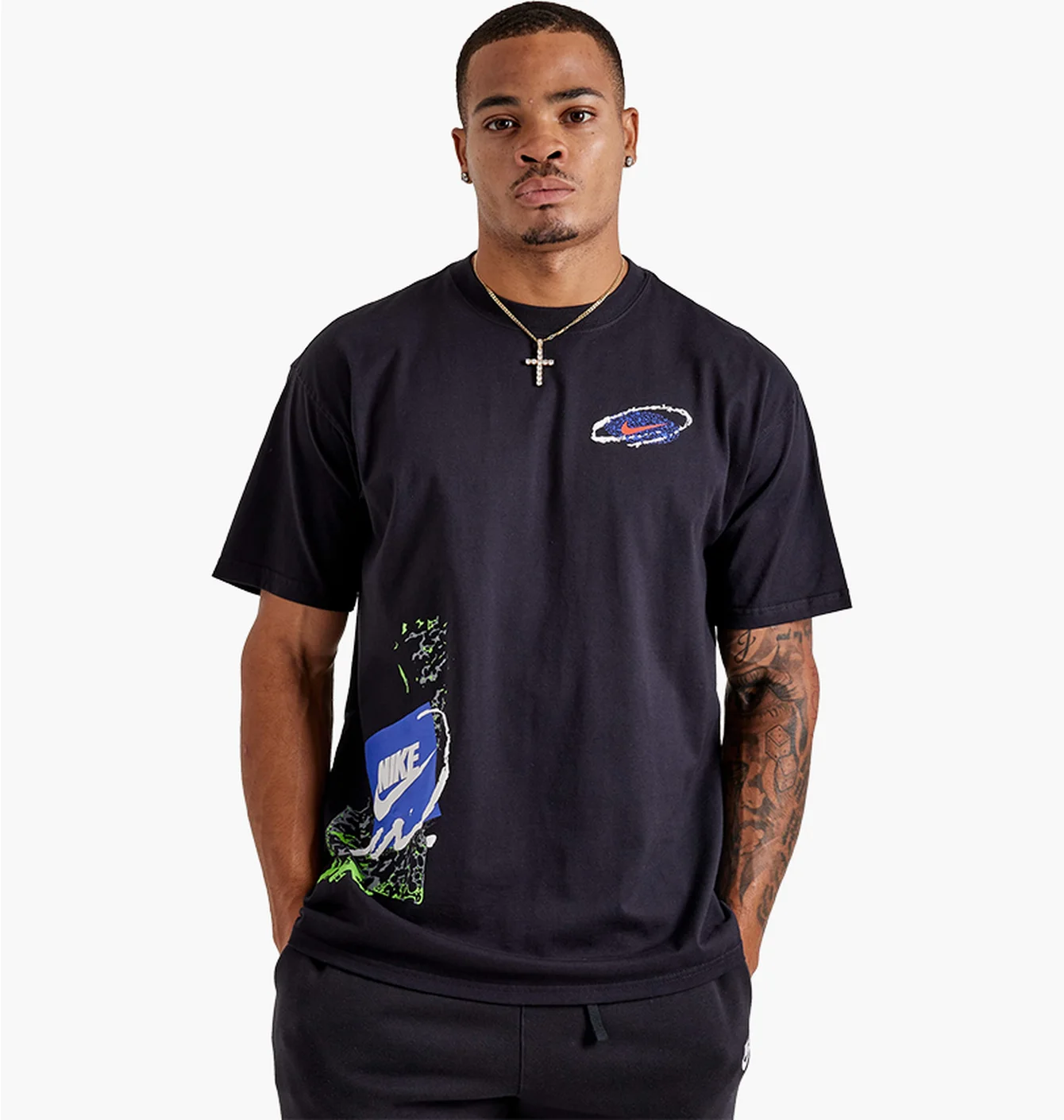 Nike Max 90 Retro Tee Black