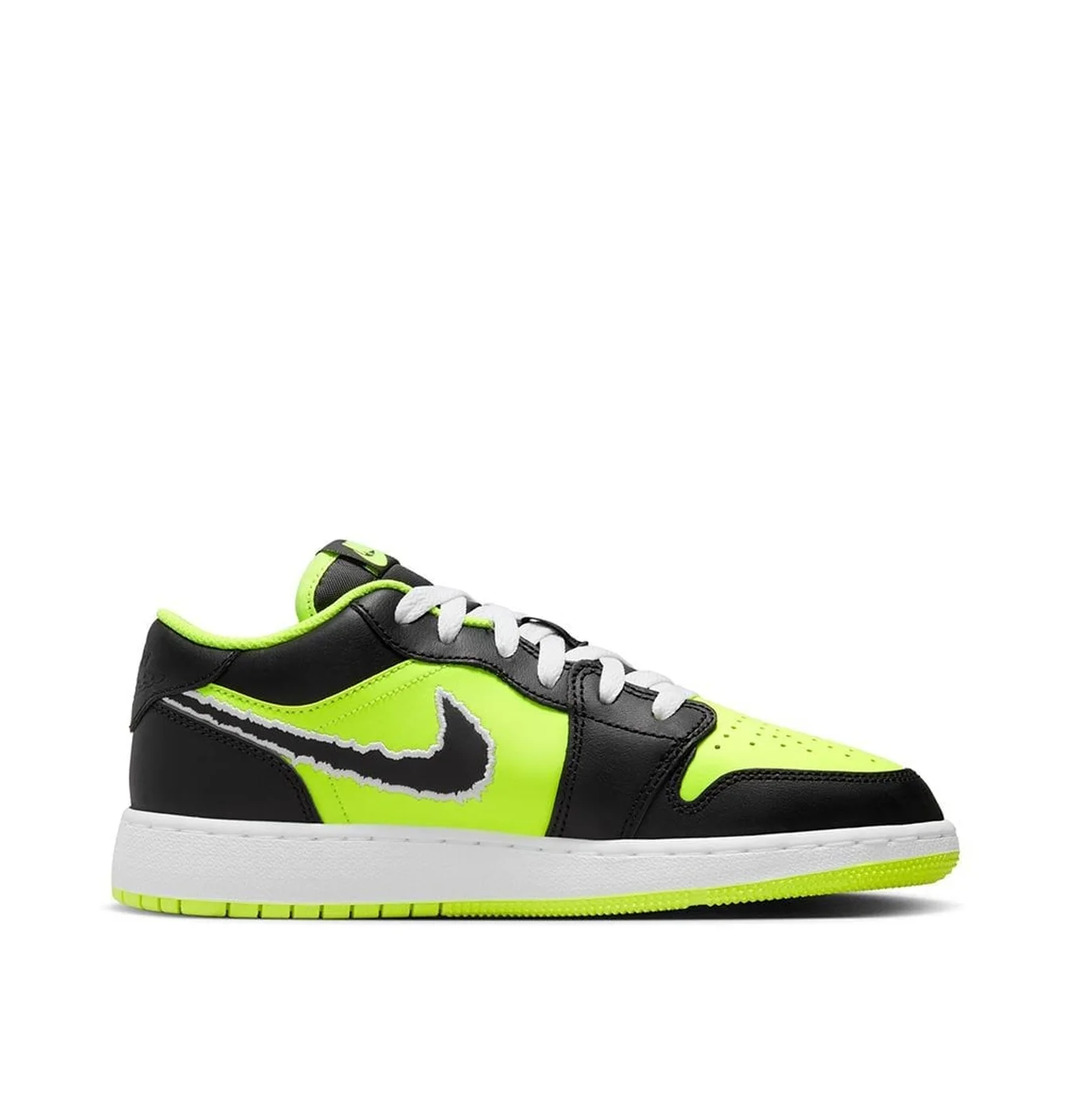 Jordan 1 Low SE Black Cat Volt (GS)