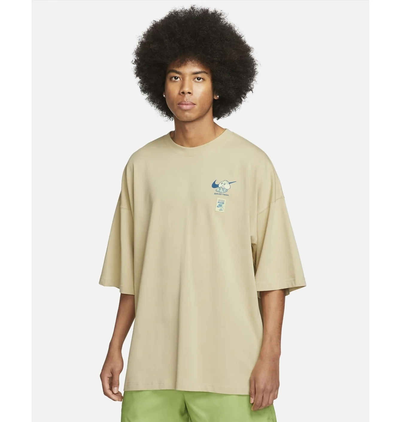 Футболка чоловіча Nike T-Shirt Sportswear Beige FB9807-783